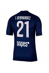 Paris Saint-Germain Lucas Hernandez #21 Voetbaltruitje Thuis tenue 2025-26 Korte Mouw